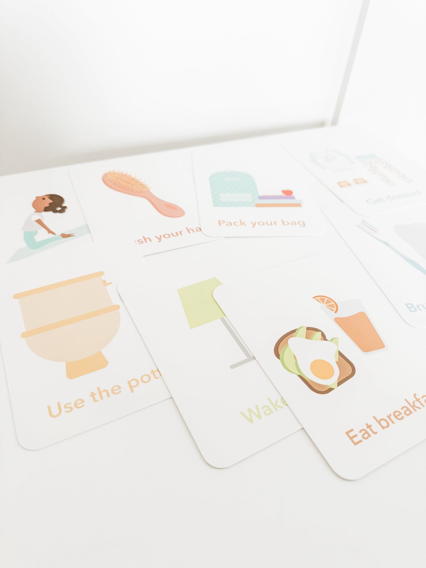 Morning Routine Flashcards