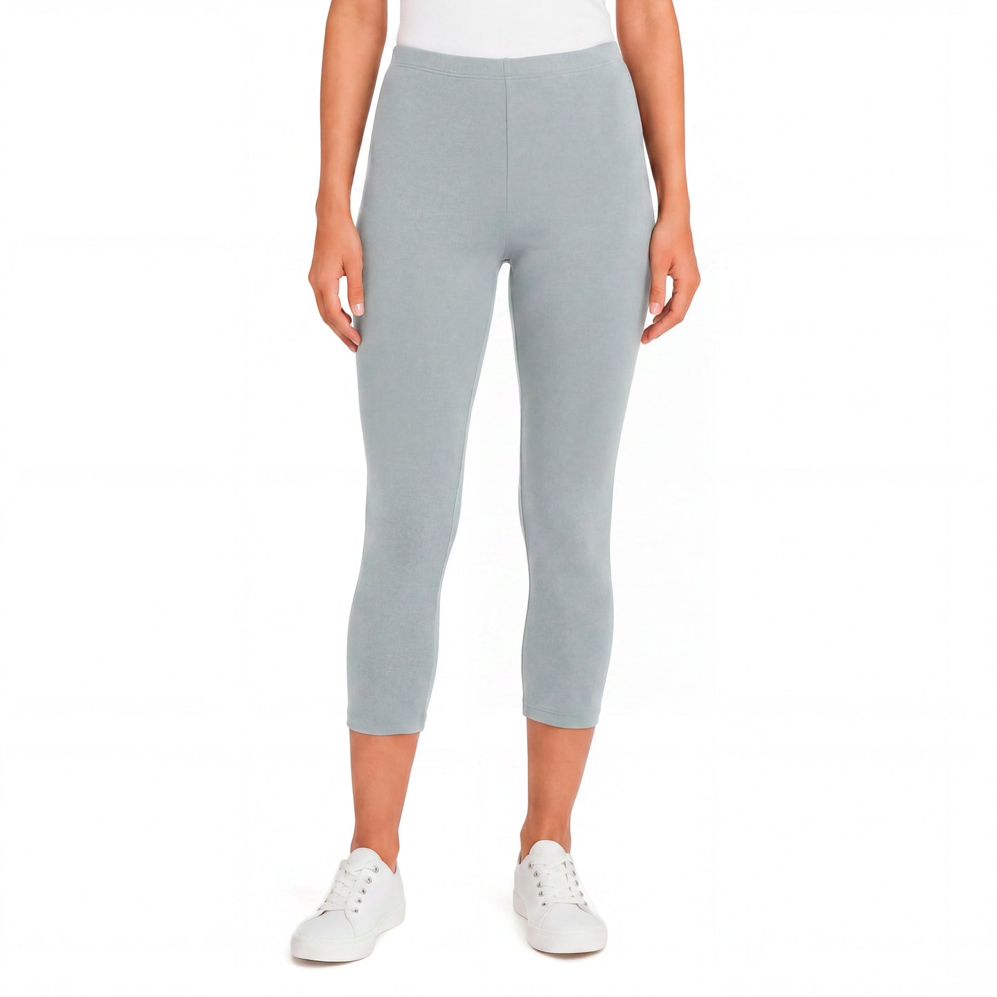 Women's 100% Cotton Soft Capri Leggings | Road