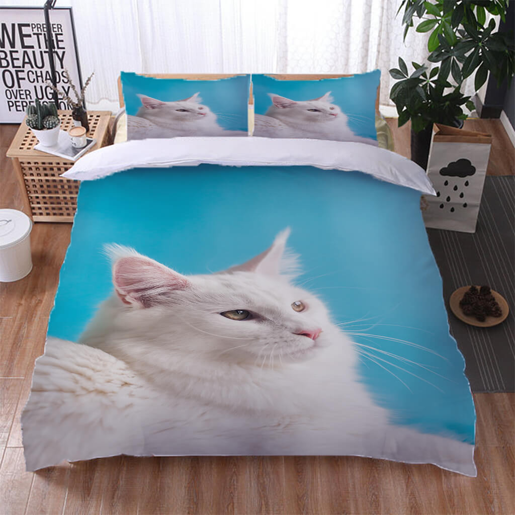 Animal Cute Cat Bedding Set Duvet Cover
