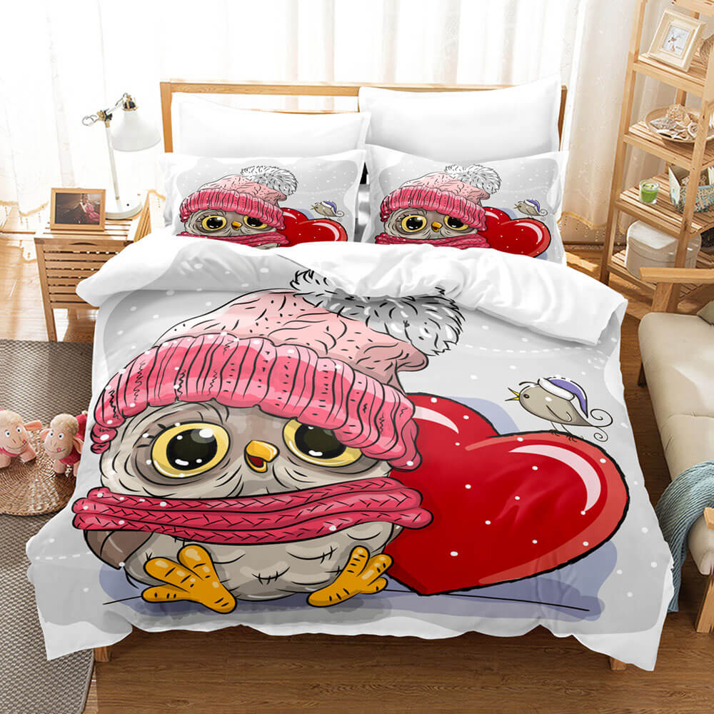 Animal World Owl Bedding Sets Quilt Cover Without Filler