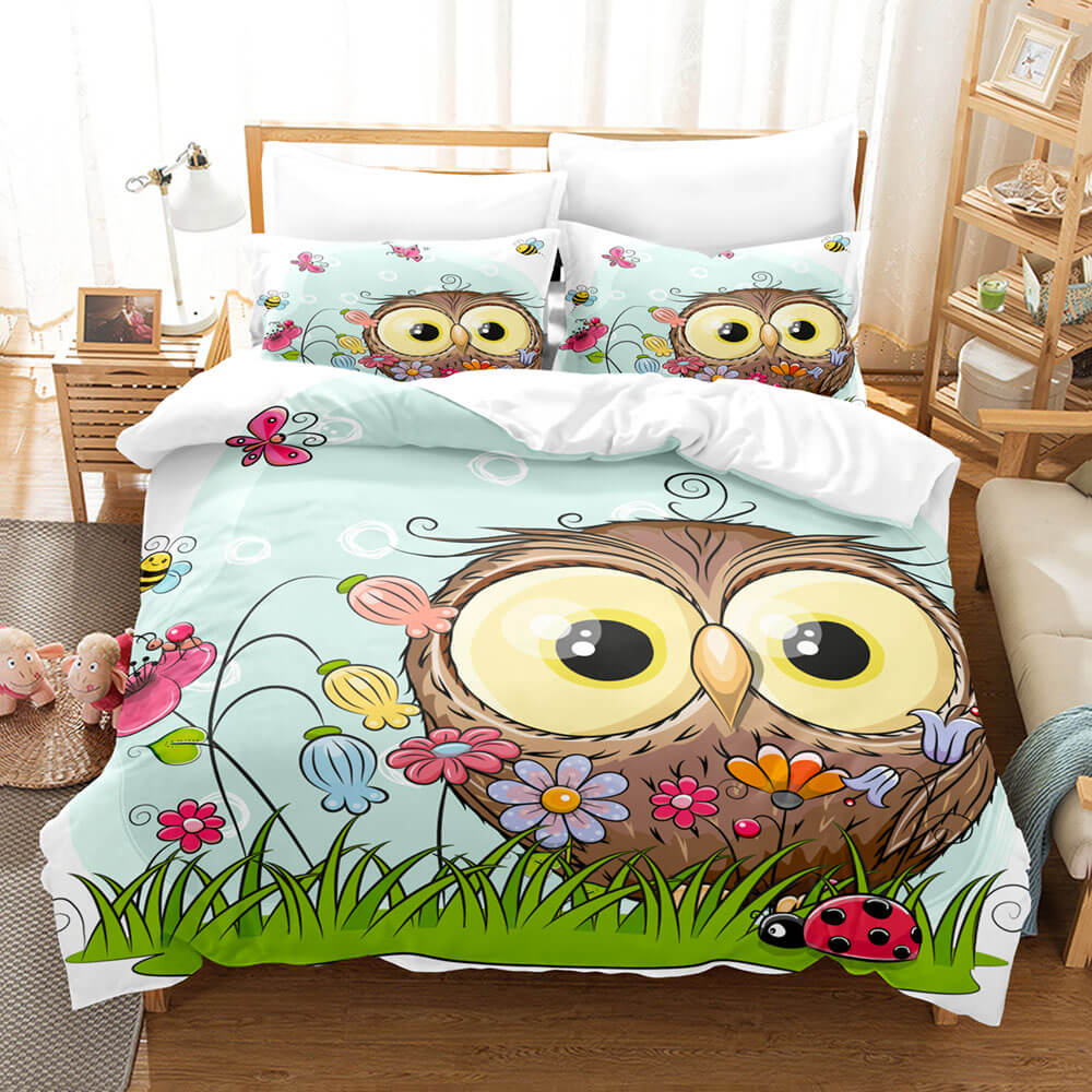Animal World Owl Bedding Sets Quilt Cover Without Filler