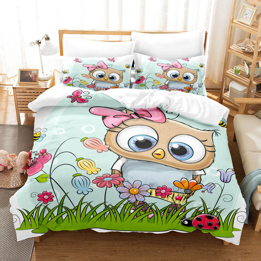 Animal World Owl Bedding Sets Quilt Cover Without Filler