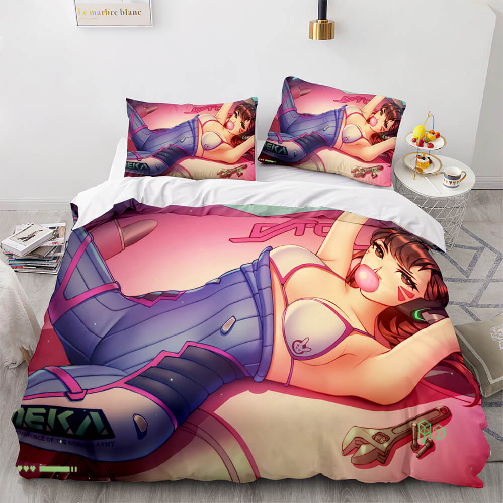 Anime Cute Girls Cosplay Bedding Sets Quilt Cover Without Filler