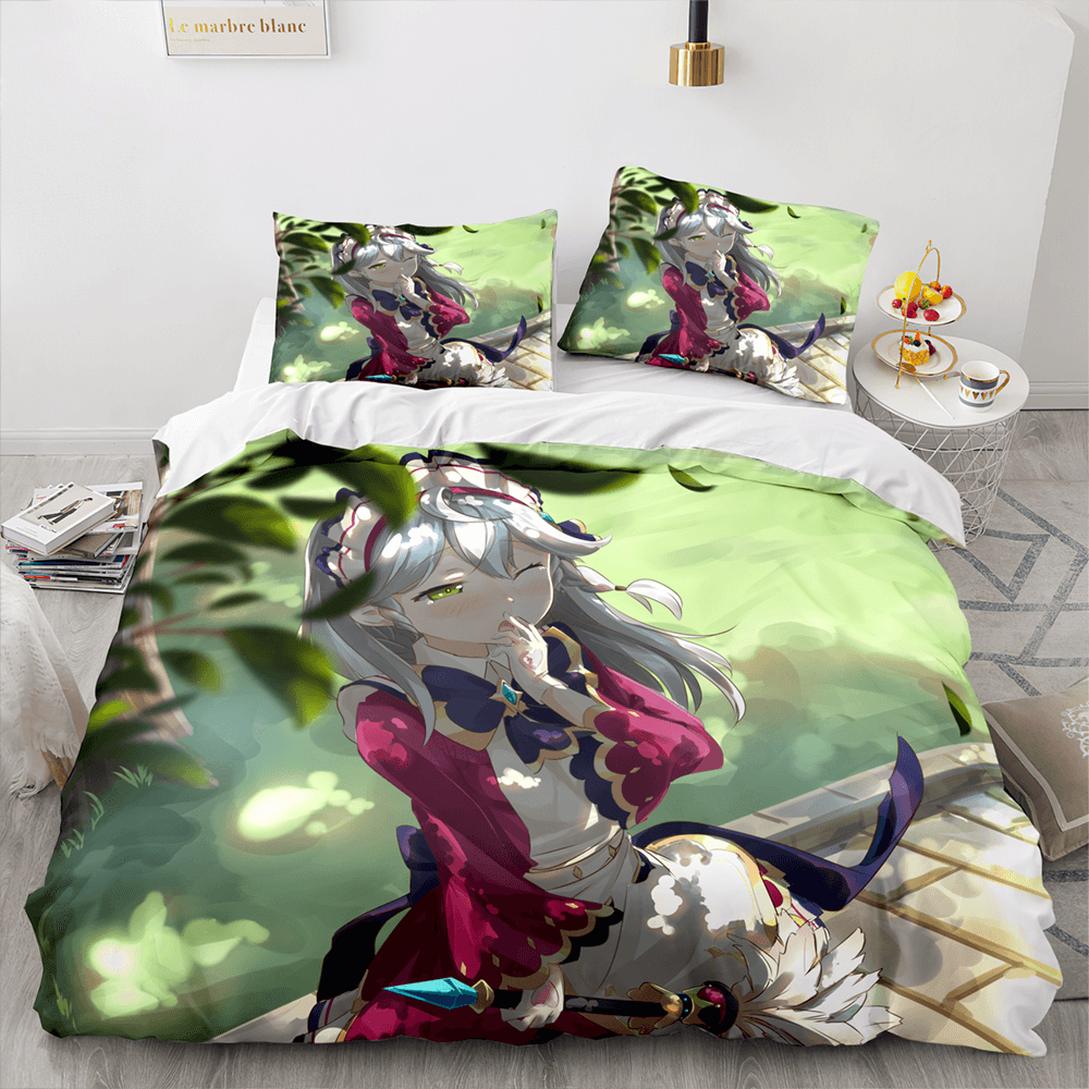 Anime Cute Girls Cosplay Bedding Sets Quilt Cover Without Filler
