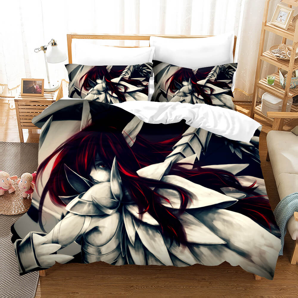Anime Fairy Tail Cosplay Bedding Set Quilt Covers Without Filler