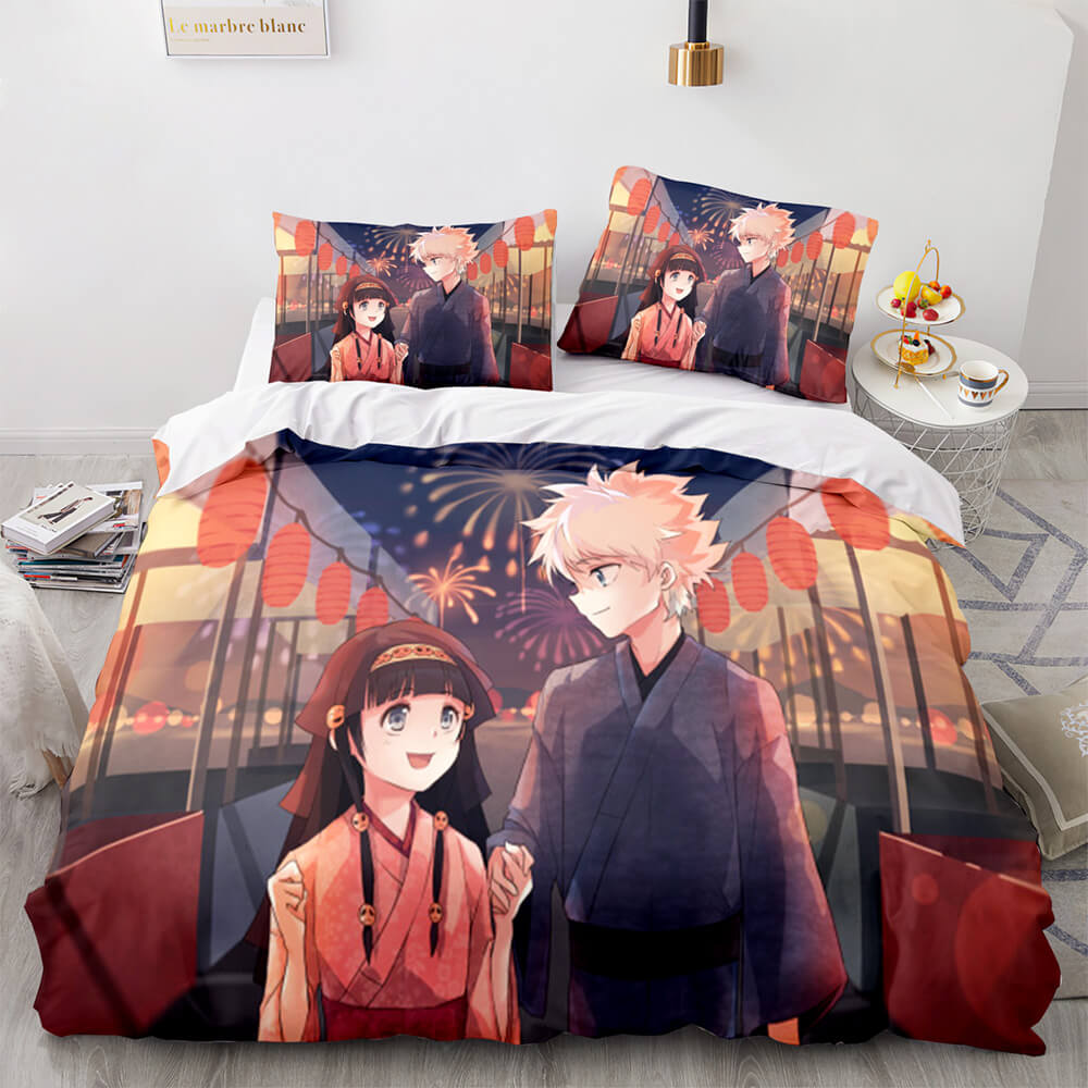 Anime HUNTER×HUNTER Bedding Set Cosplay Quilt CoverWithout Filler