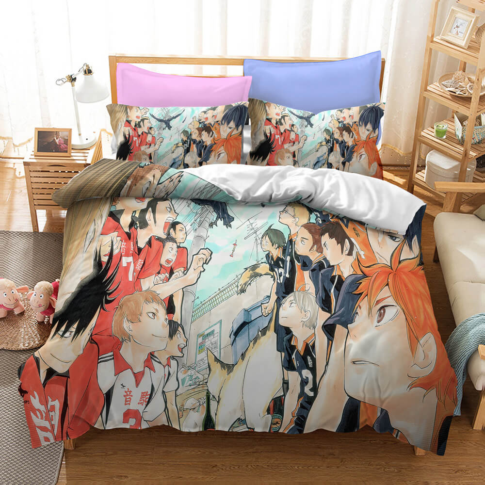 Anime Haikyuu Cosplay Bedding Set Quilt Covers Without Filler