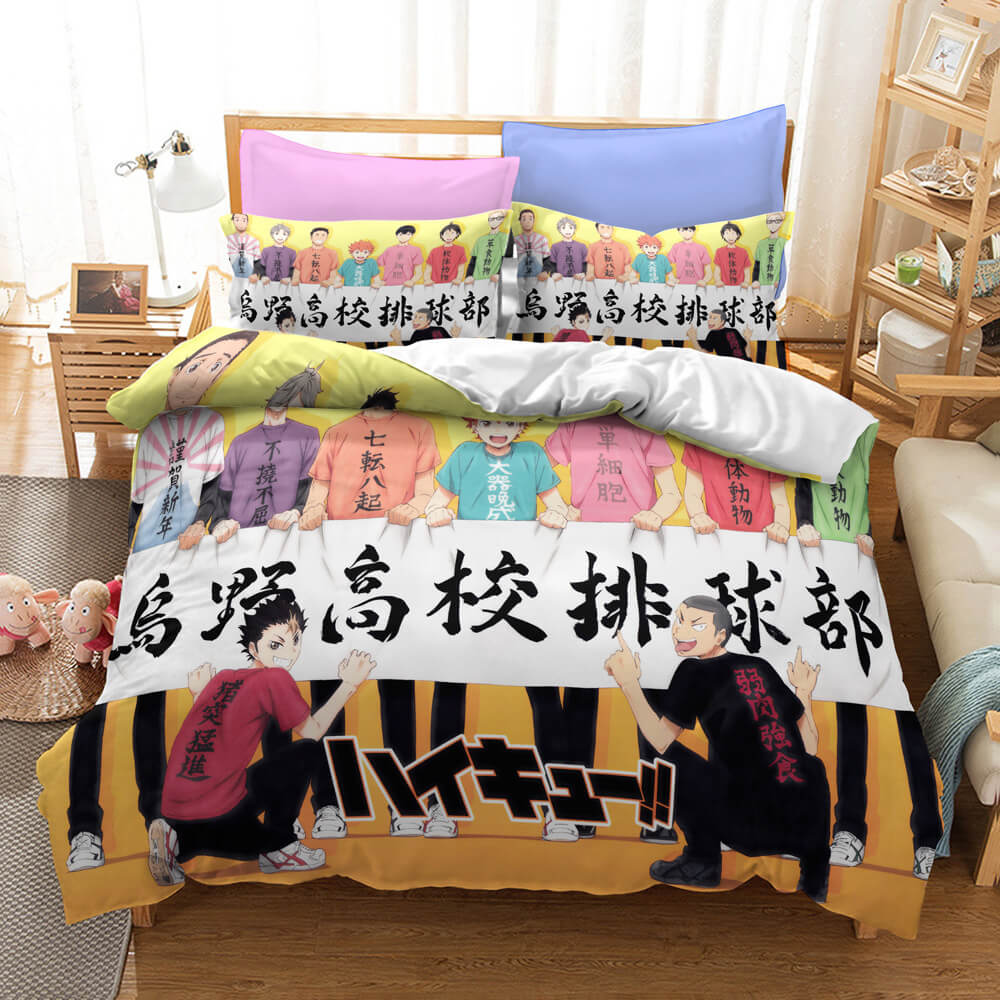 Anime Haikyuu Cosplay Bedding Set Quilt Covers Without Filler