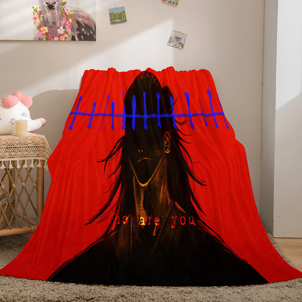 Anime Jujutsu Kaisen Flannel Throw Cosplay Blanket