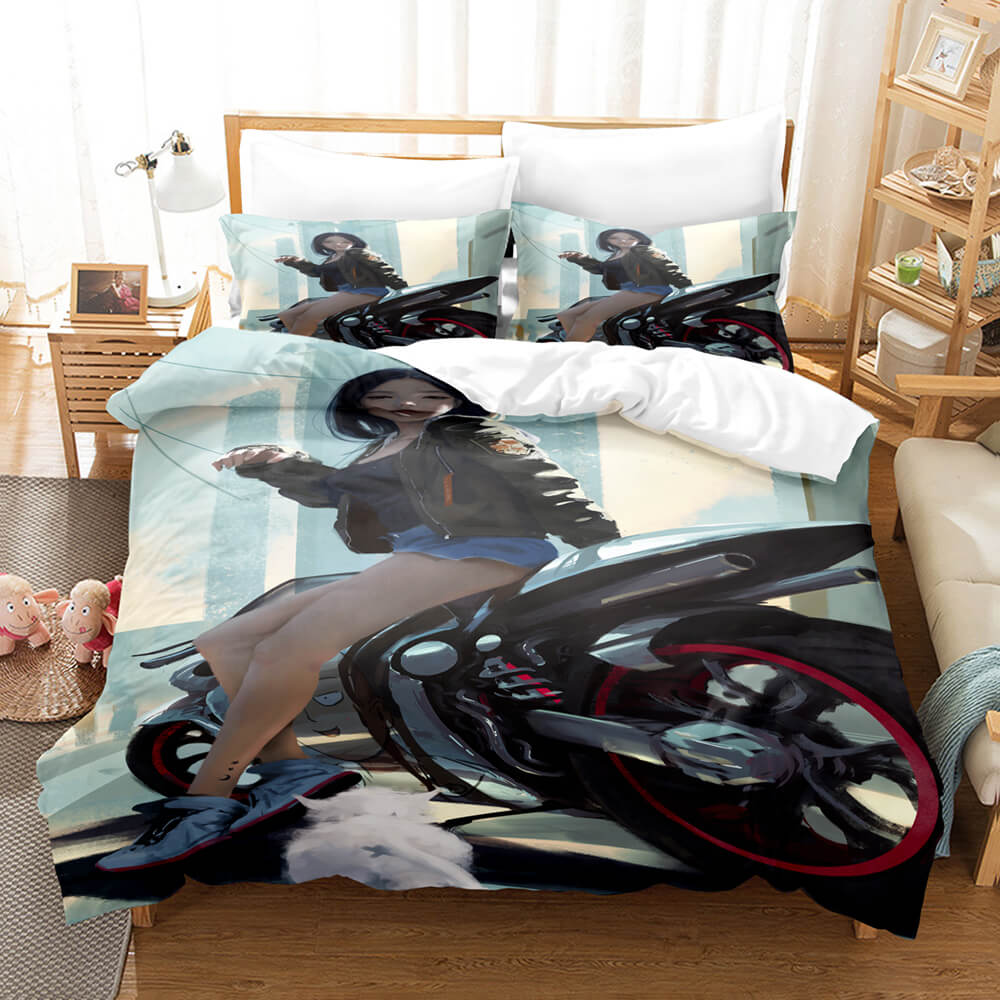 Anime Kizuna AI Cosplay Bedding Set Quilt Covers Without Filler