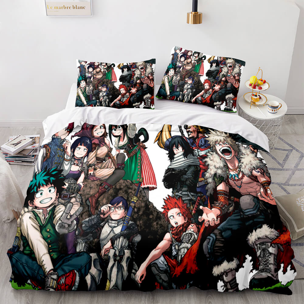 Anime My Hero Academia Bedding Set Cosplay Quilt Cover Without Filler