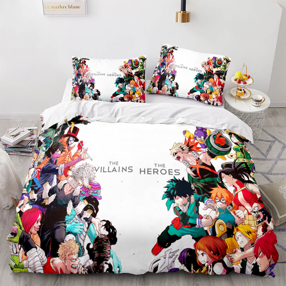 Anime My Hero Academia Bedding Set Cosplay Quilt Cover Without Filler