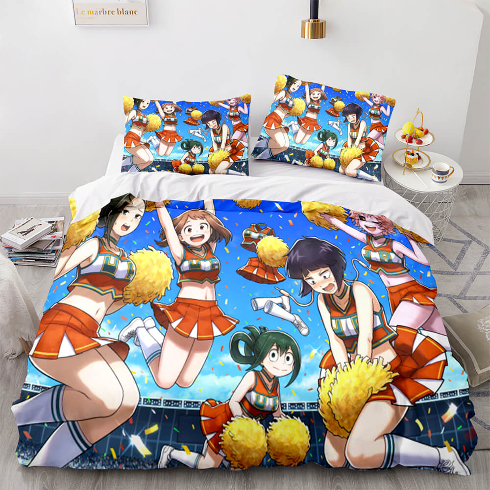 Anime My Hero Academia Bedding Set Cosplay Quilt Cover Without Filler