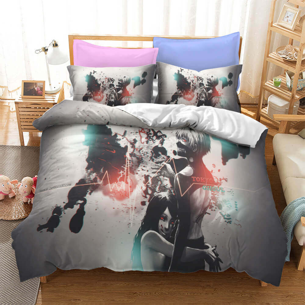 Anime Tokyo Ghoul Cosplay Bedding Set Quilt Cover
