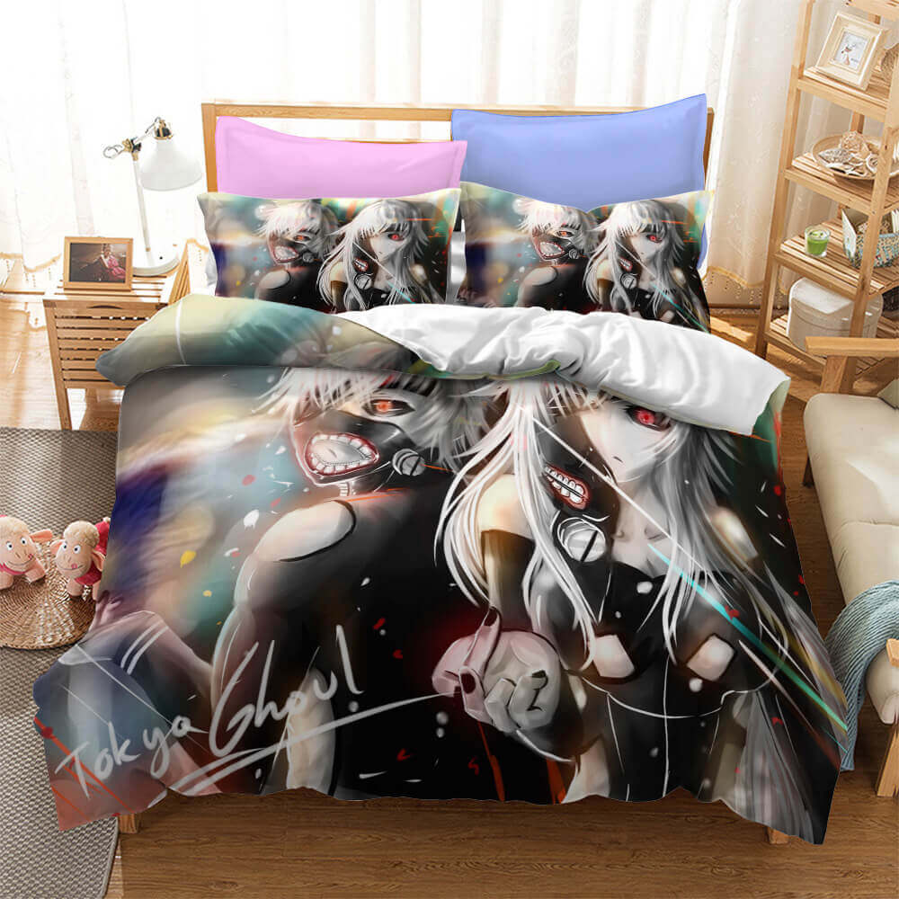 Anime Tokyo Ghoul Cosplay Bedding Set Quilt Cover