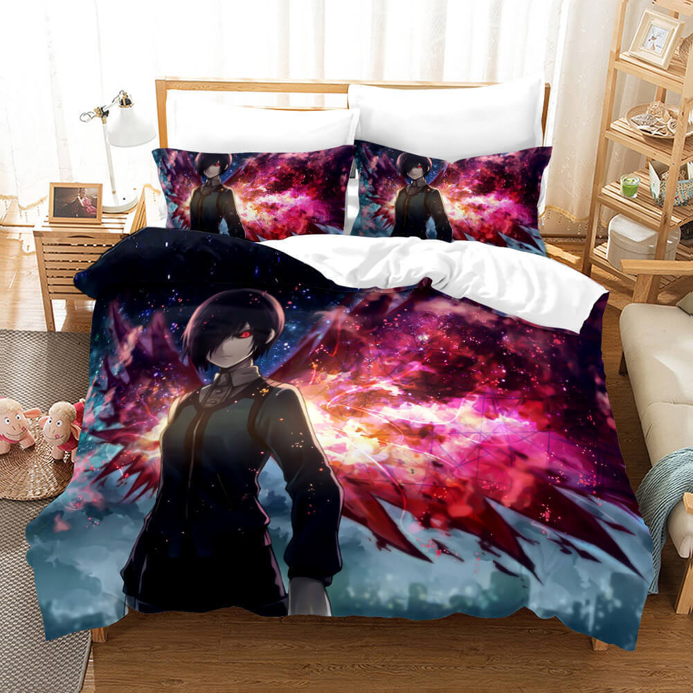 Anime Tokyo Ghoul Cosplay Bedding Set Quilt Cover