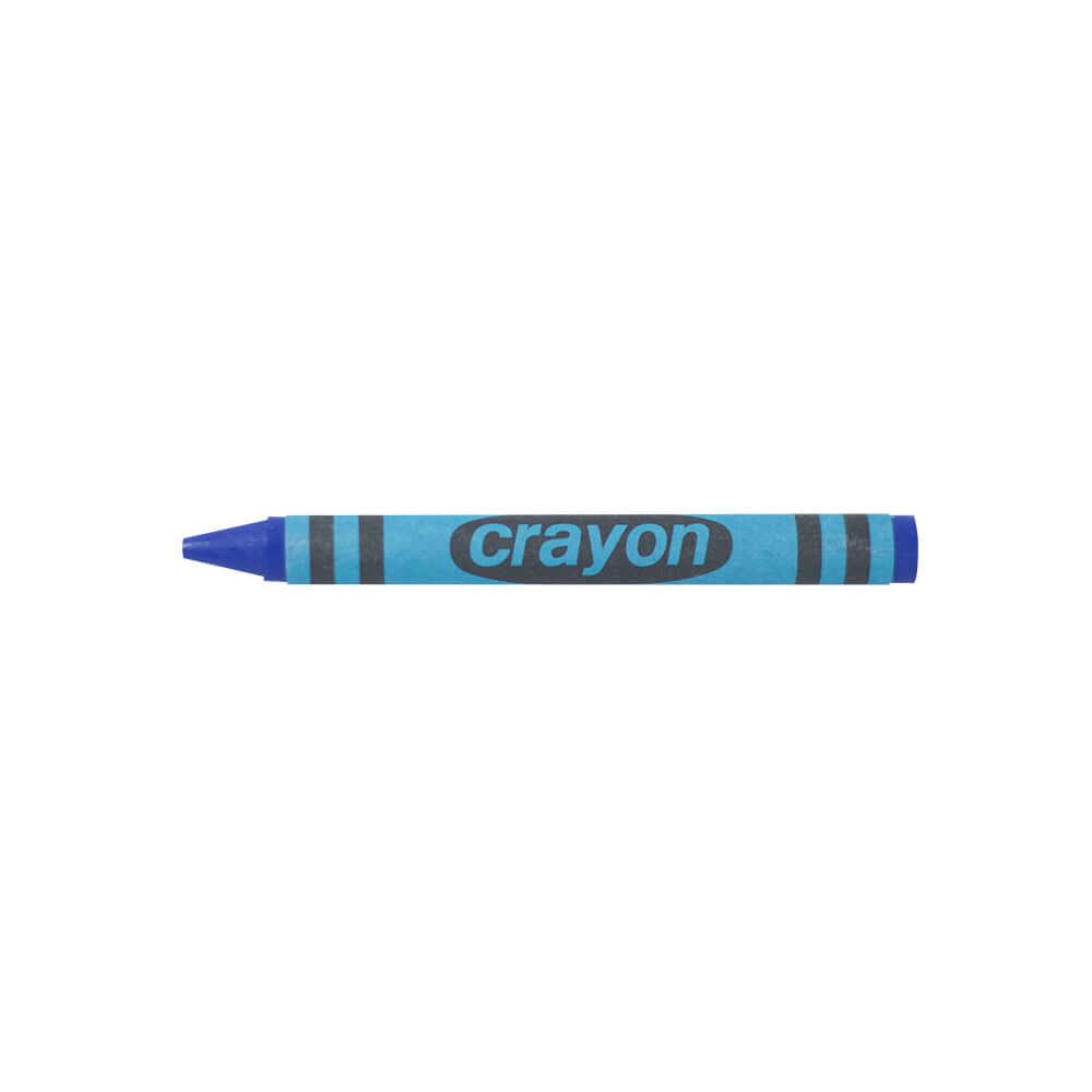 80-Pack Blue Crayons Bulk – Standard Size, Non-Toxic, Classroom & Party Supply