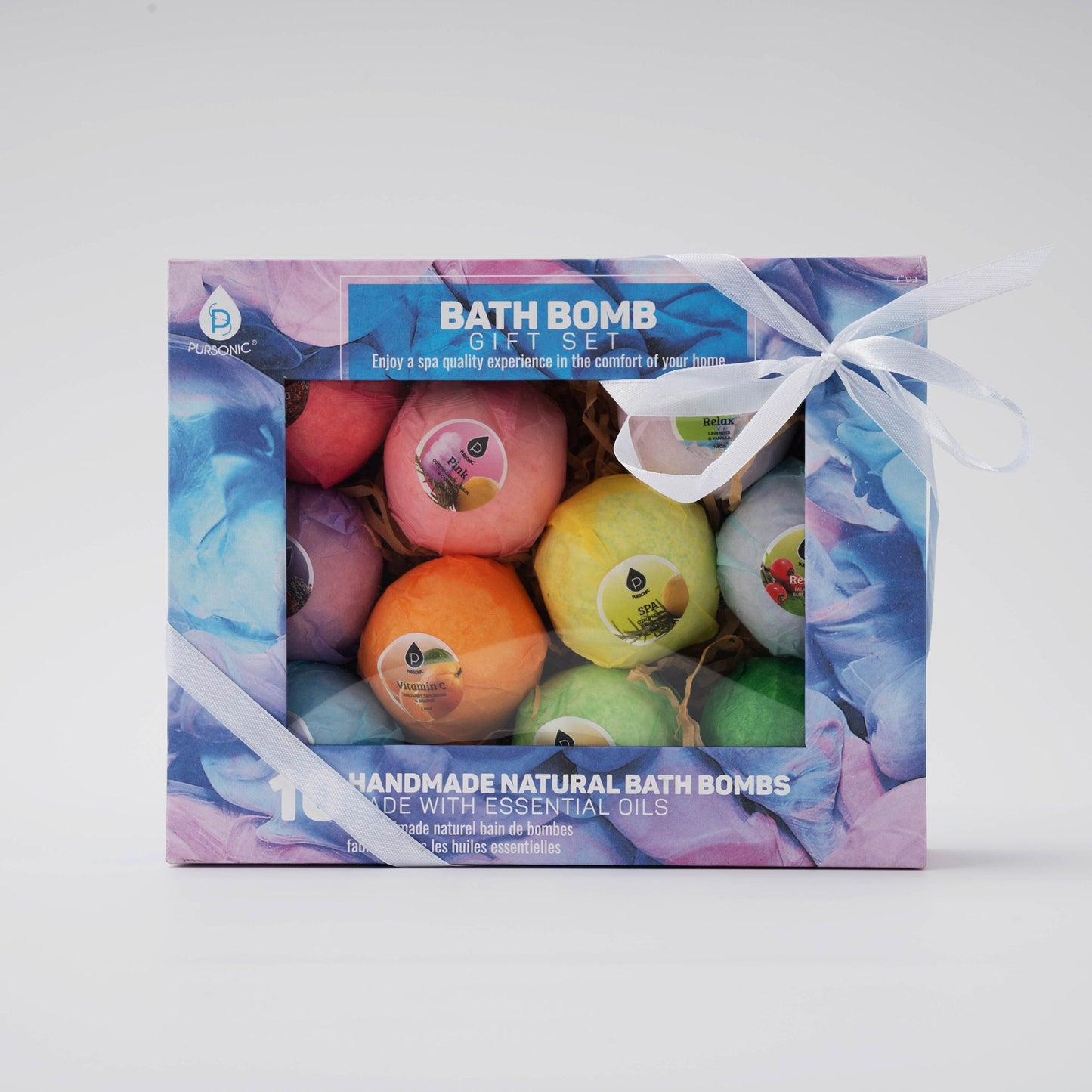 10 Pcs of Handmade, Natural and Organic Bath Bombs