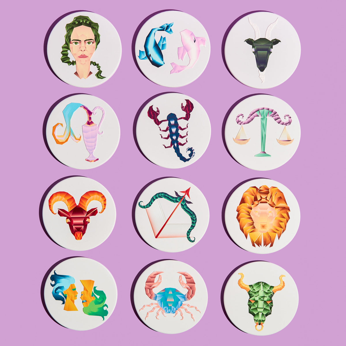 Zodiac Coasters
