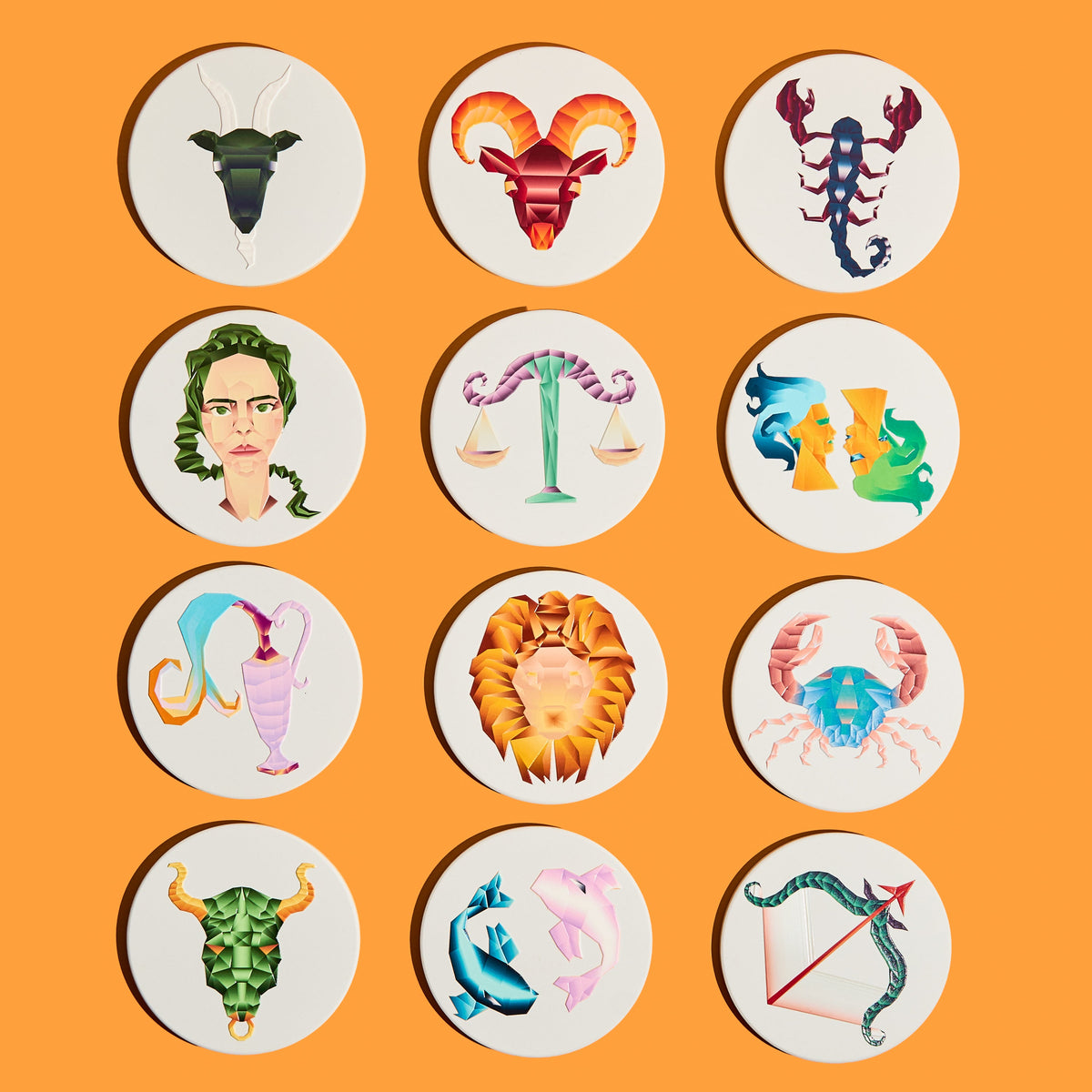 Zodiac Coasters