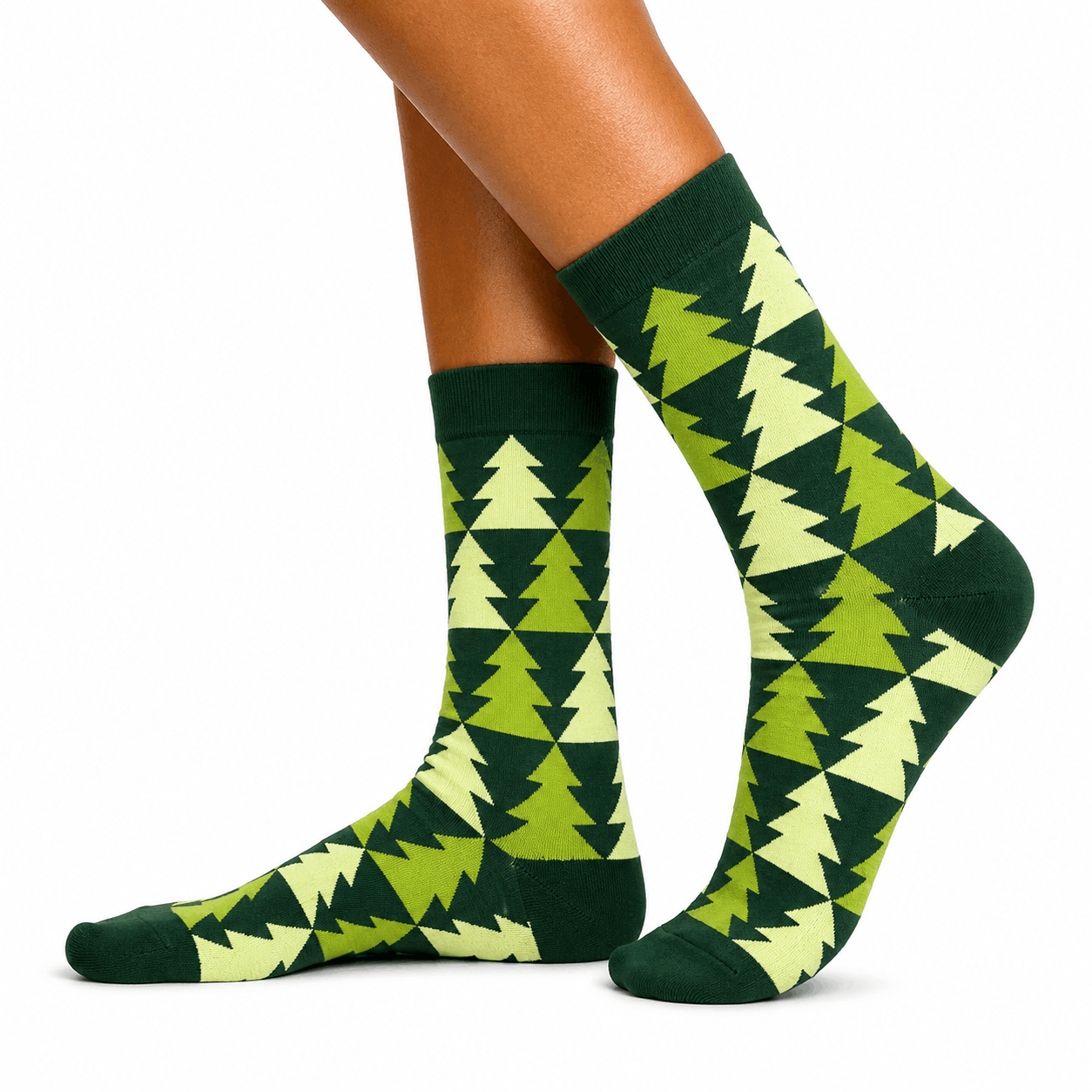 Diamond Tree Socks