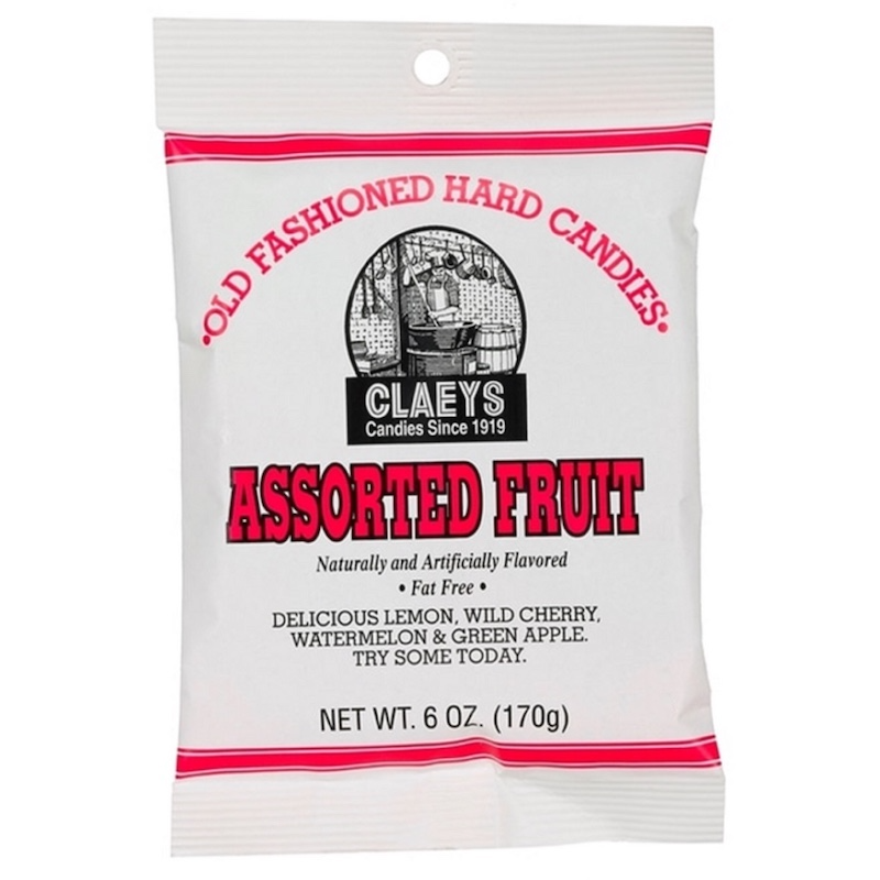 CLAEYS Assorted Fruit Drops Old Fashioned Hard Candy | 6 oz