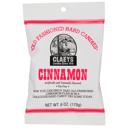 CLAEYS Cinnamon Drops Old Fashioned Hard Candy | 6 oz