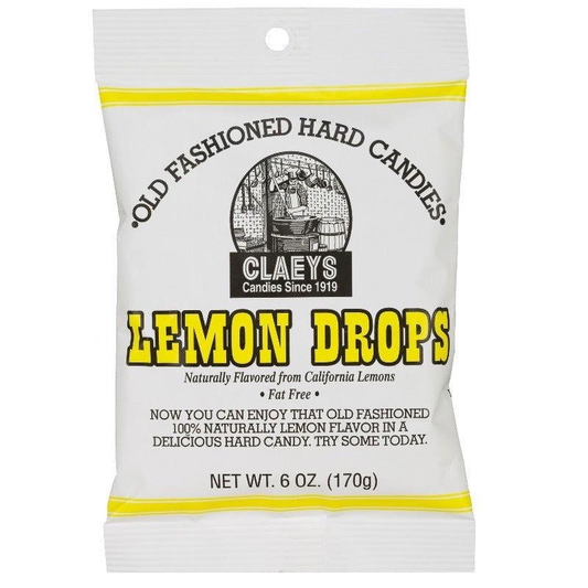 CLAEYS Lemon Drops Old Fashioned Hard Candy | 6 oz