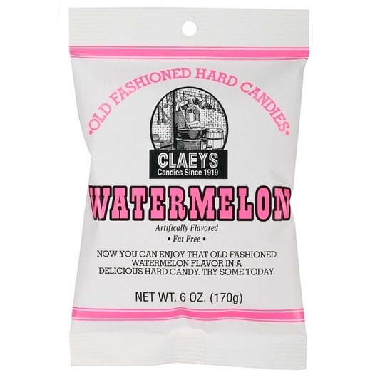 CLAEYS Watermelon Drops Old Fashioned Hard Candy | 6 oz