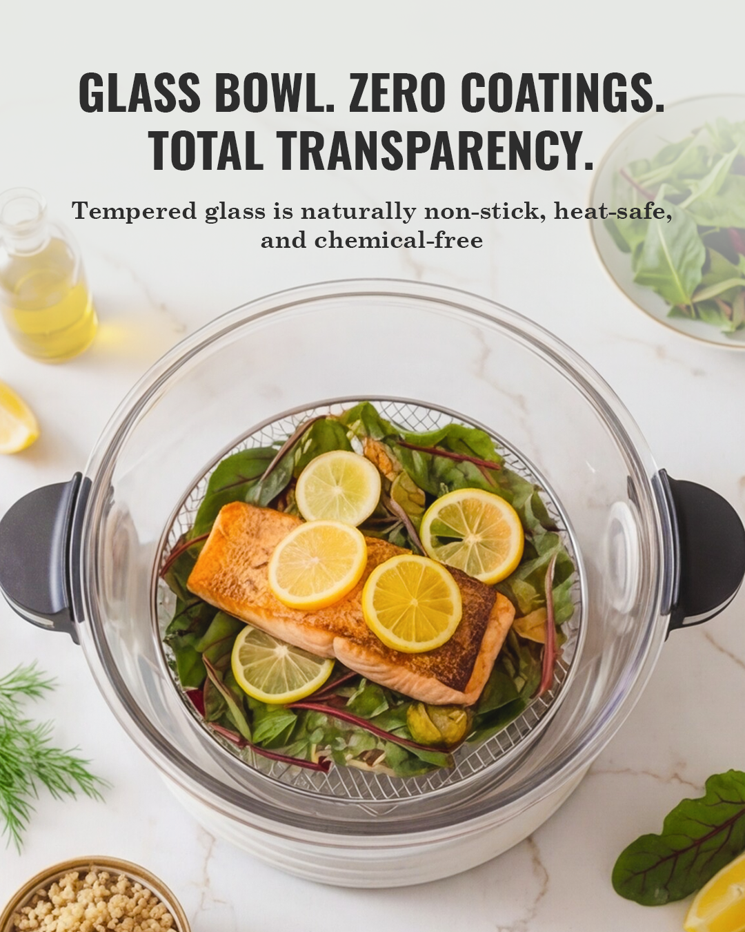 Self-Cleaning Air Fryer™ & Non-Toxic Air Fryer™ - Orange