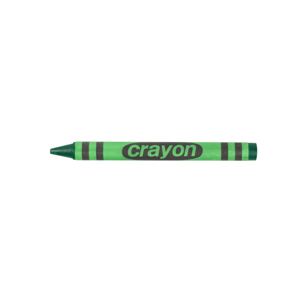 80-Pack Green Crayons Bulk – Standard Size, Non-Toxic, Classroom & Party Supply