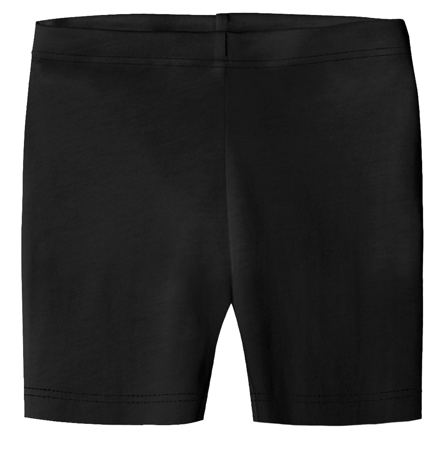 Girls Soft 100% Organic Cotton Bike Shorts | Black