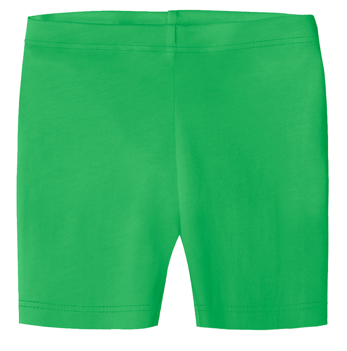 Girls Soft 100% Organic Cotton Bike Shorts | Elf Green