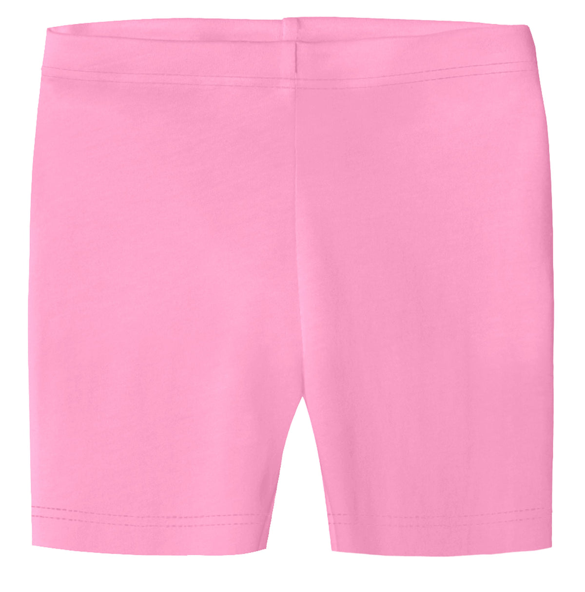 Girls Soft 100% Organic Cotton Bike Shorts | Medium Pink