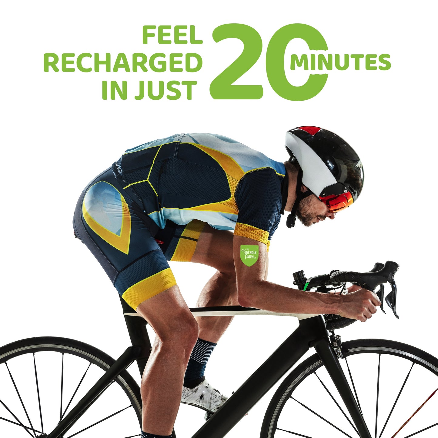 Boost Energy Patches: Green Tea, Guarana & Caffeine - 8 pack