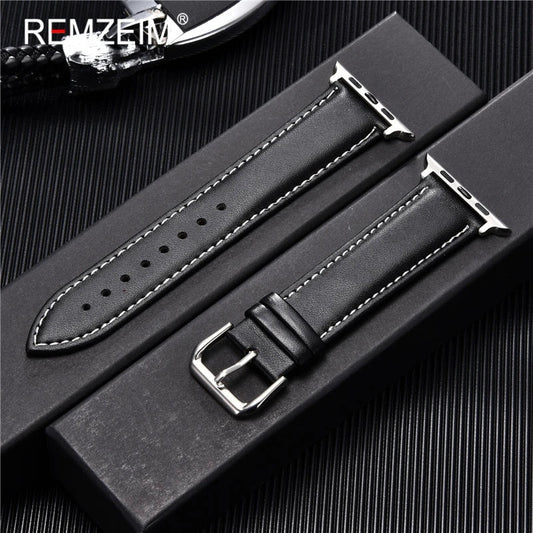 Casual PU Leather Strap for Apple Watch Band 49 45 44 42mm iwatch Ultra 8 7 6 5 4 3 SE Watch Accessories Wristband 41 40 38mm