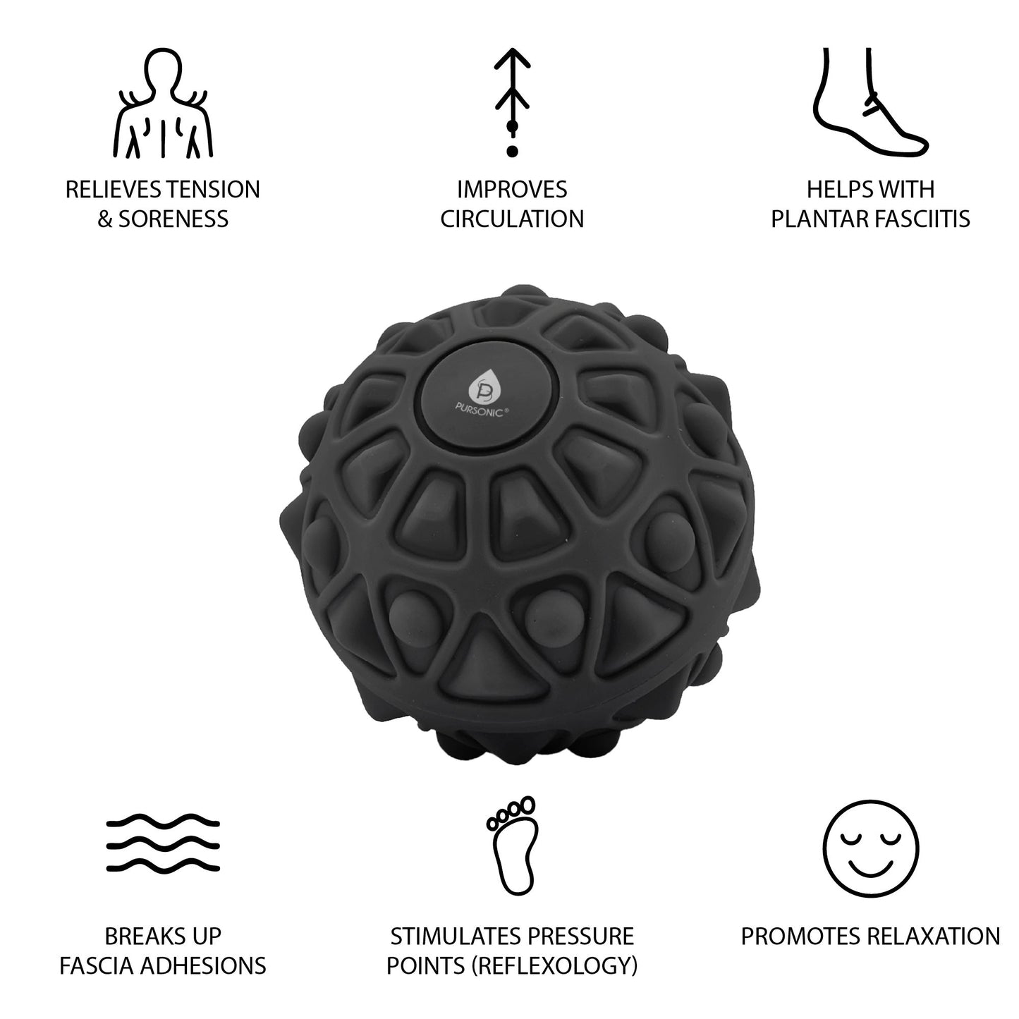 Ultimate Muscle Recovery Bundle: Deep Tissue Massage Gun + Vibrating Massage Ball