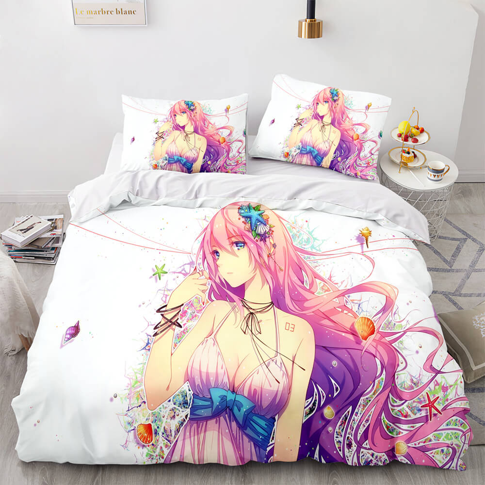 Anime Hatsune Miku Bedding Set Cosplay Quilt Cover Without Filler