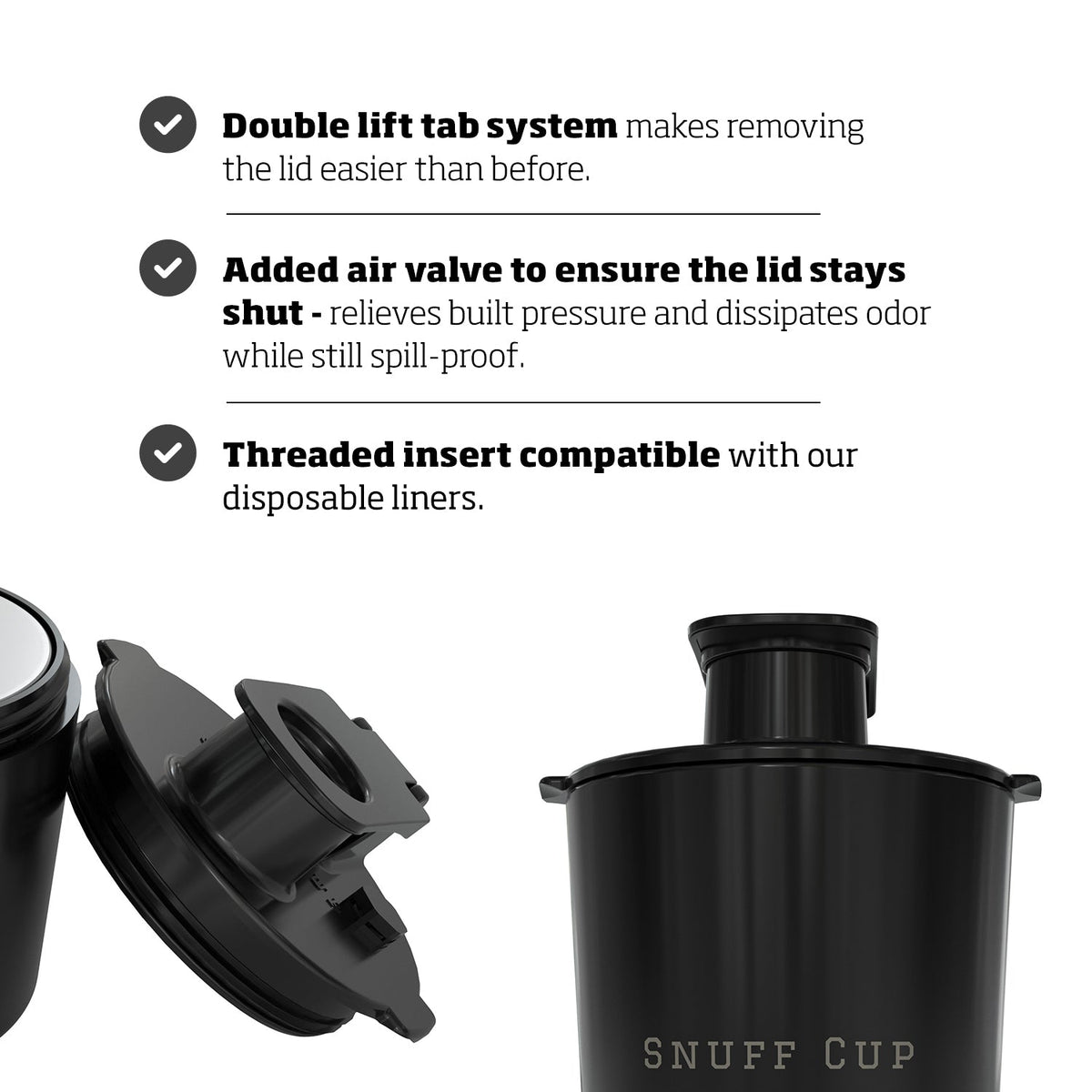 Snuff Cup Pro V3 - Customizable