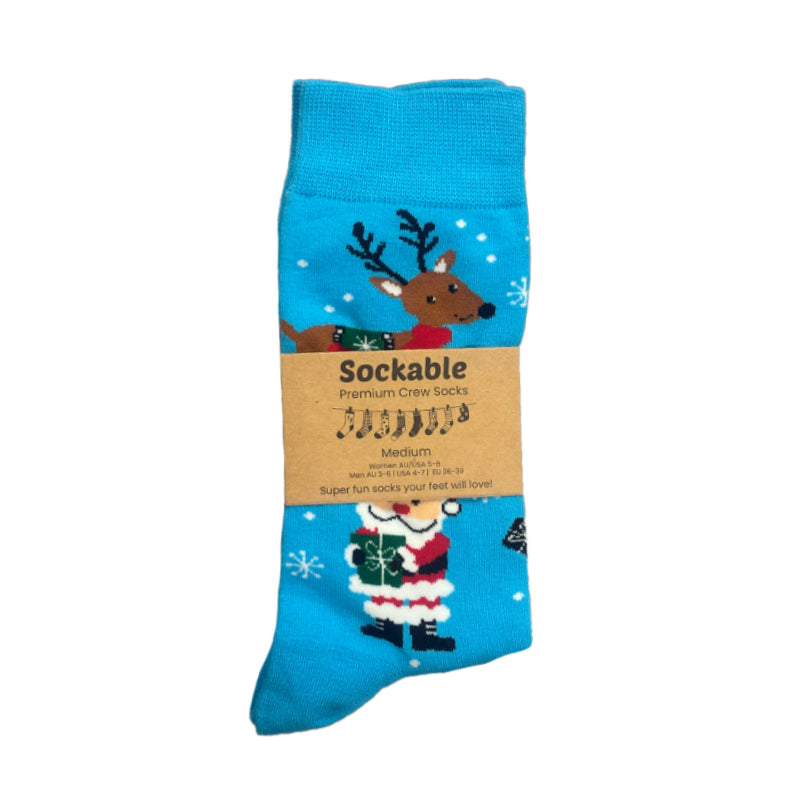 Icy Santa Socks