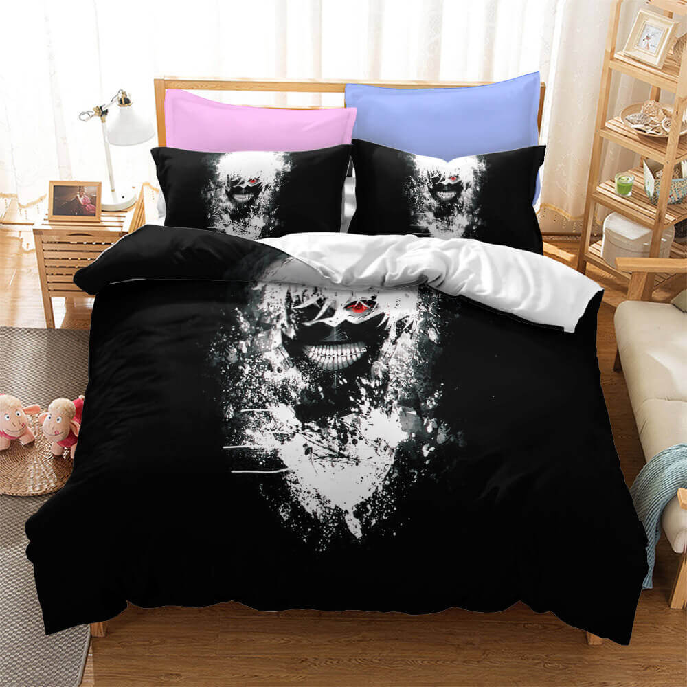 Japan Anime Tokyo Ghoul Cosplay Bedding Set Quilt Cover Without Filler