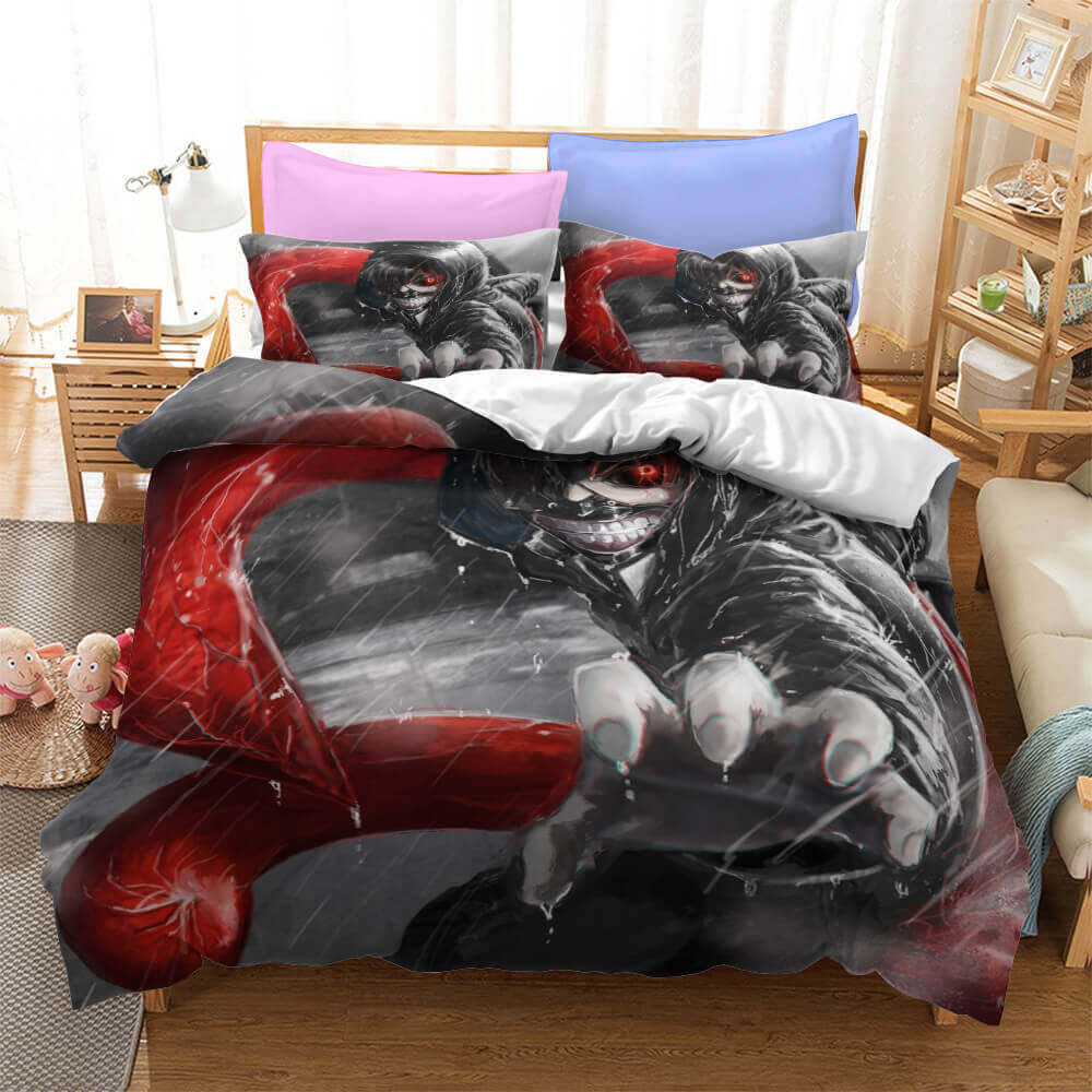 Japan Anime Tokyo Ghoul Cosplay Bedding Set Quilt Cover Without Filler
