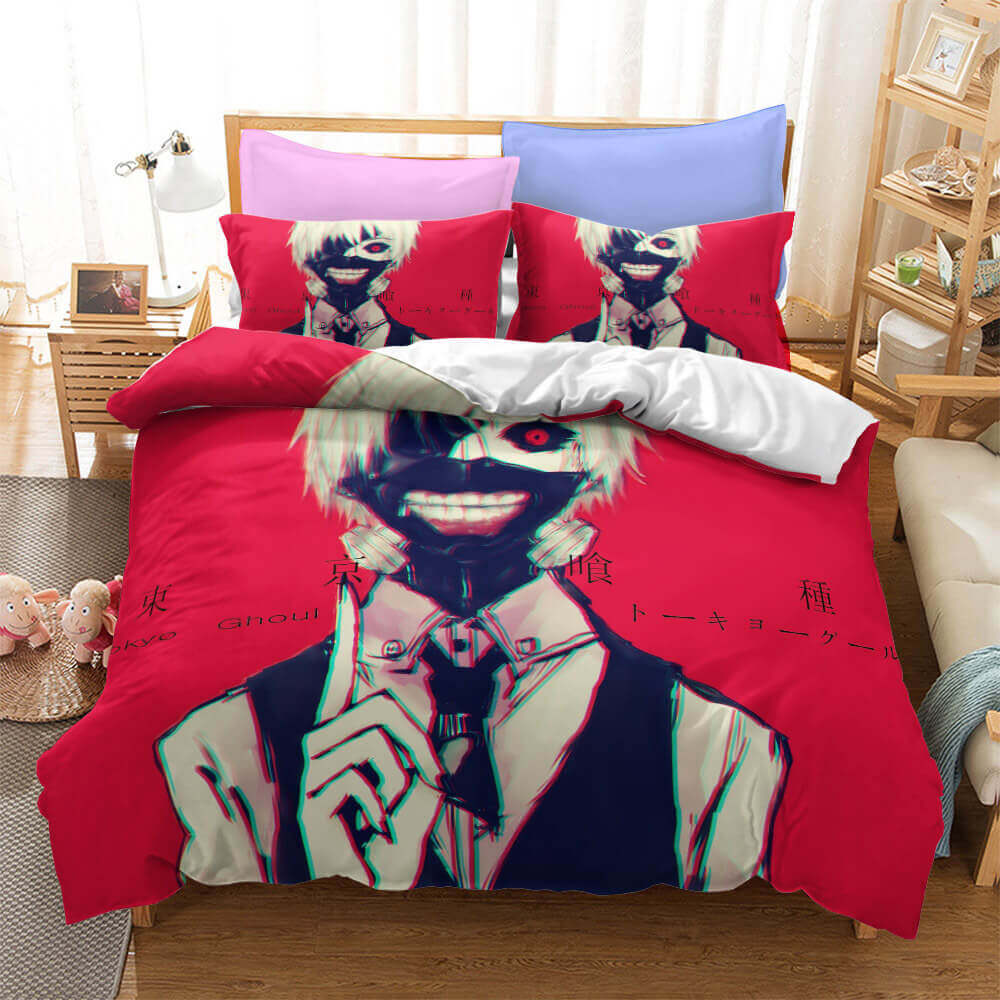 Japan Anime Tokyo Ghoul Cosplay Bedding Set Quilt Cover Without Filler