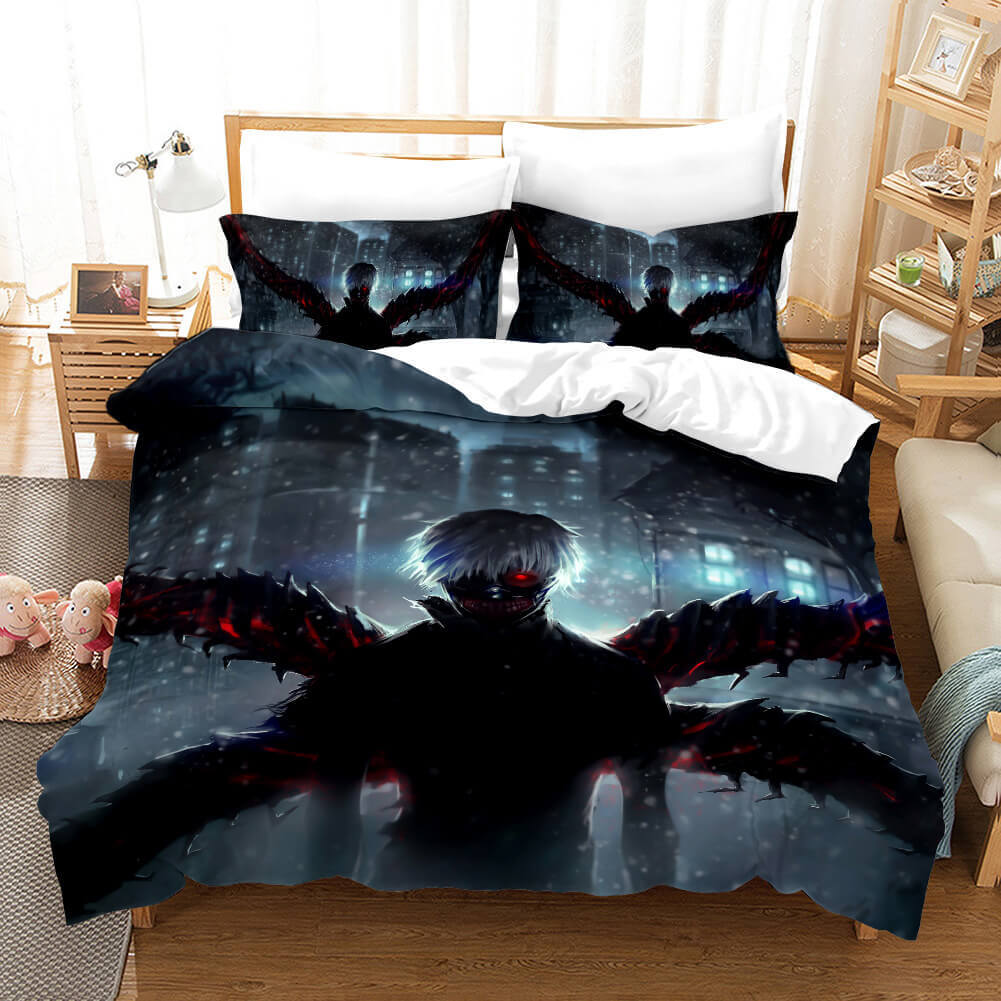 Japan Anime Tokyo Ghoul Cosplay Bedding Set Quilt Cover Without Filler