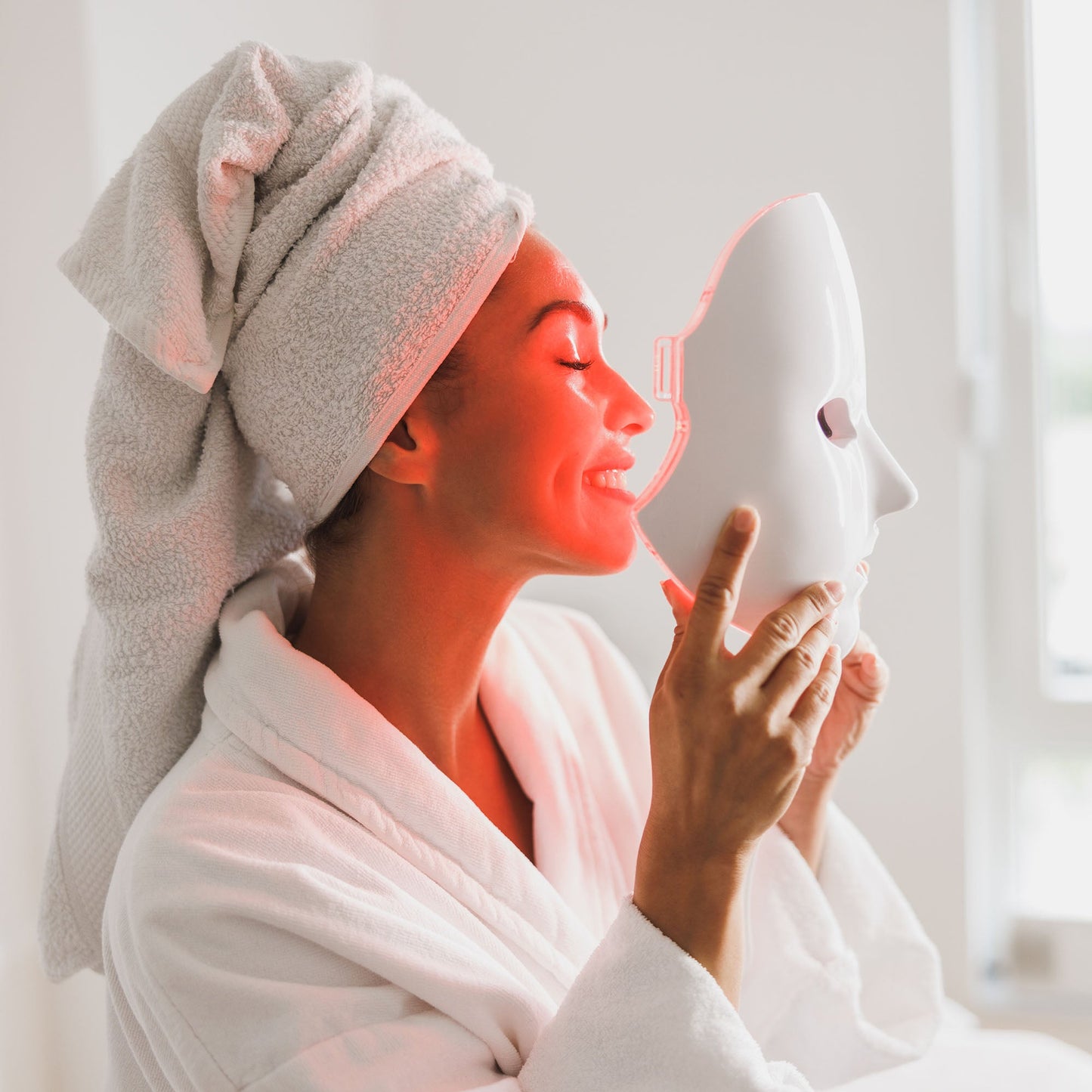 LED Therapy Mask, Serum Trio, and Castor & Fractionated Coconut Oils