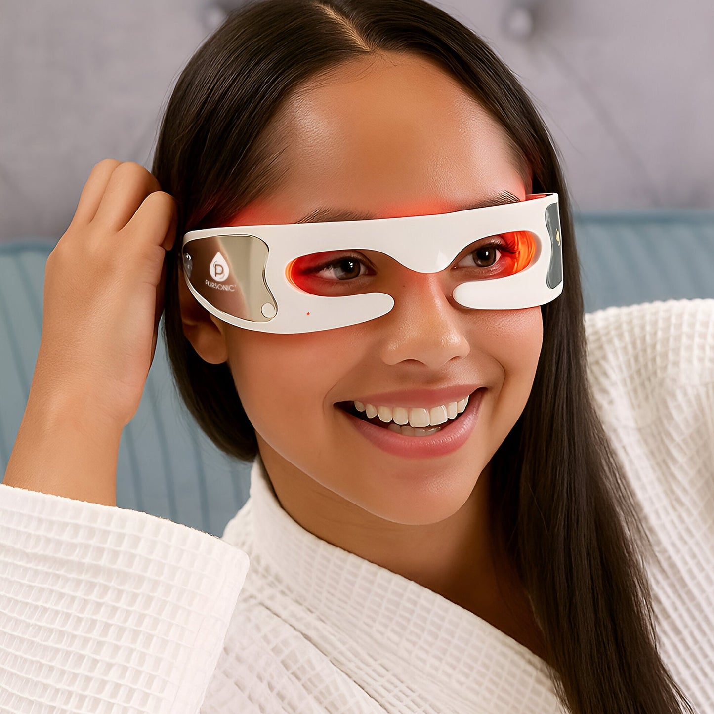 Pursonic LED Light Therapy Advanced Restoration Eye Mask – Anti-Aging, Collagen-Boosting, At-Home Treatment