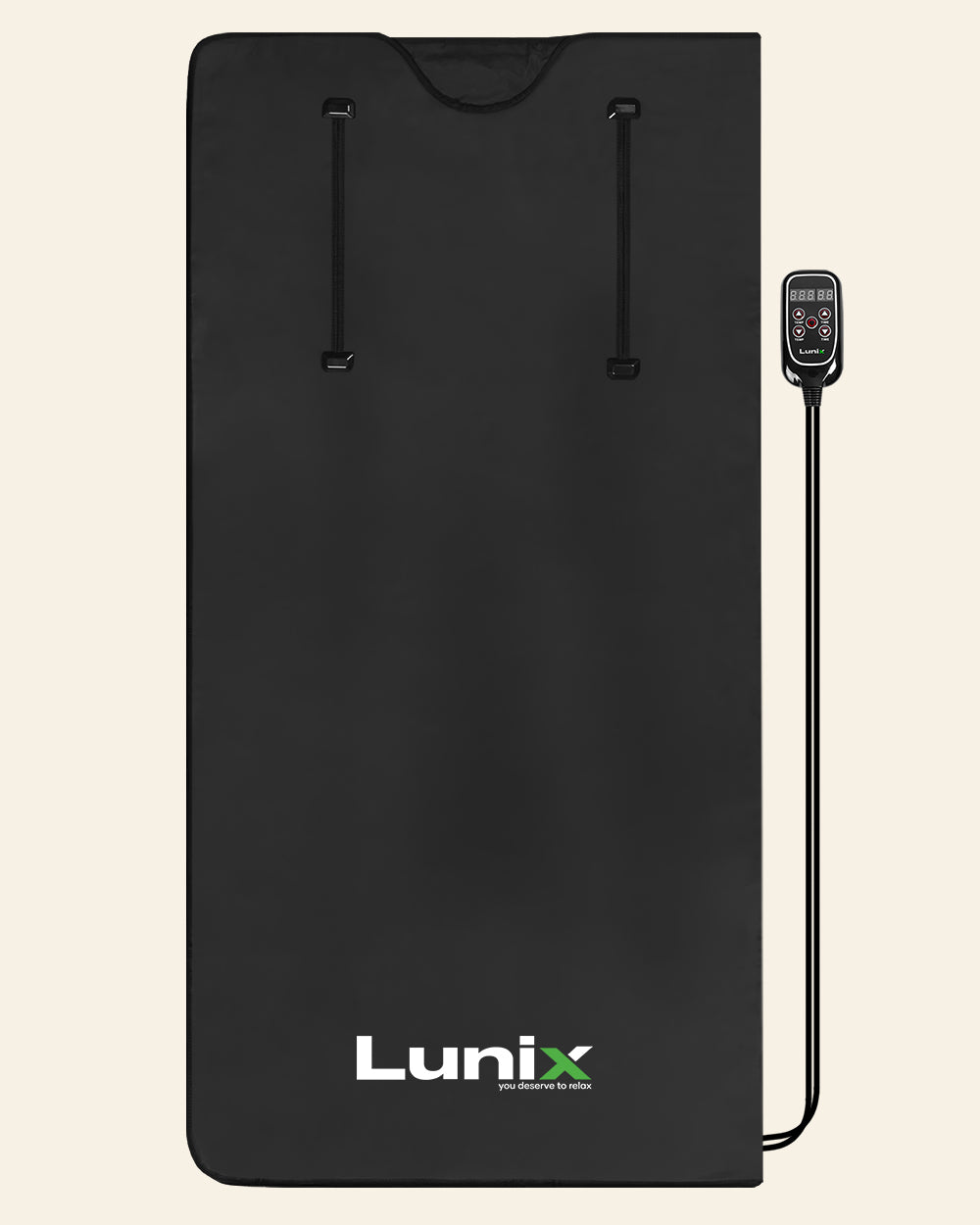 LX17 Portable Infrared Sauna Blanket, Jet Black