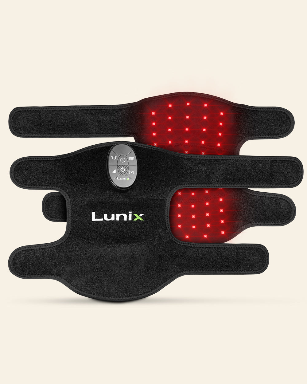 LX19 Red Light Therapy for Knee, Elbow and Shoulder, Charcoal Black
