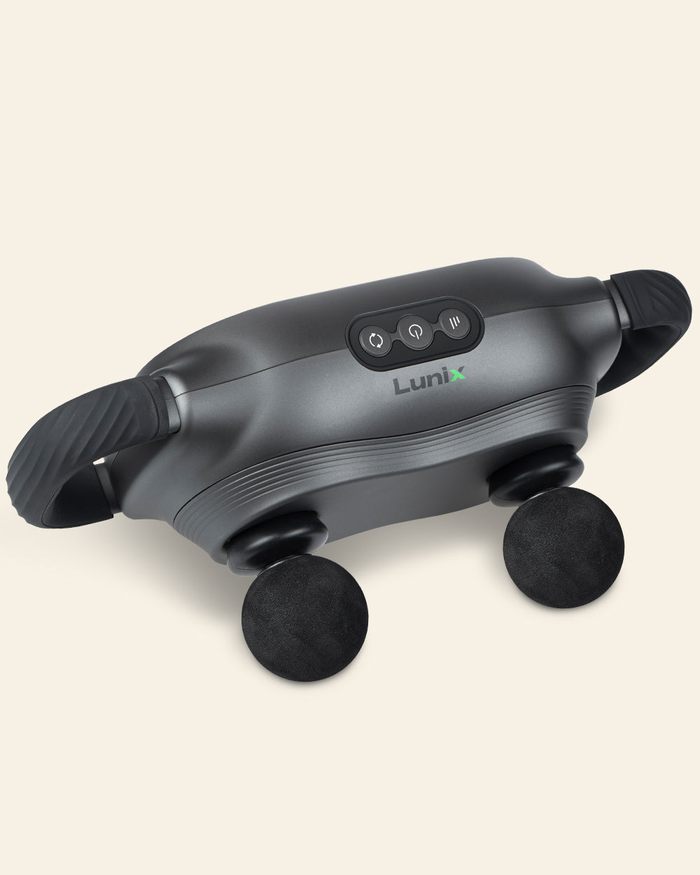 LX26 2 Head Deep Tissue Massager, Charcoal Black