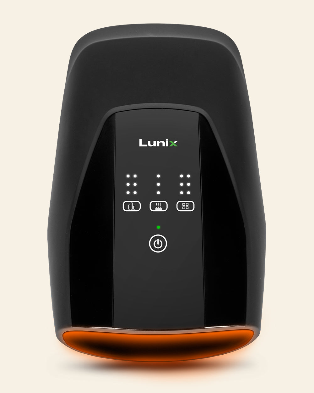 LX29 Hand Massager with Heat & Air Compression, Charcoal Black